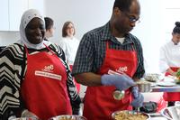 The Free Library's Culinary Literacy Center promotes literacy through cooking. 